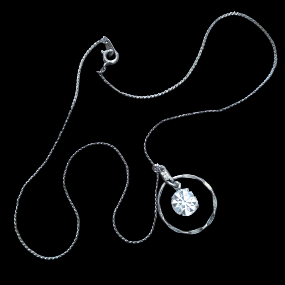 Circular Silver Necklace